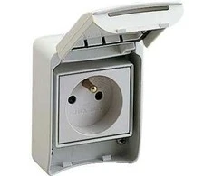 Schneider Electric Kištukinis lizdas 200 / 250V 10 / 16A 2P IP55 (81140)