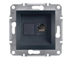 Schneider Electric Asfora katinas. 6 UTP kompiuterio lizdas, be antracito rėmelio (EPH4700171)