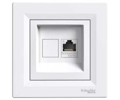 Schneider Electric ASFORA kompiuterio lizdai single RJ45 cat.6 balta - EPH4700121
