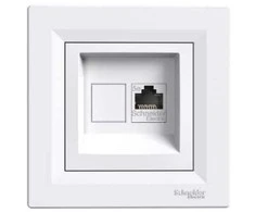 Schneider Electric ASFORA kompiuterio lizdas vienas RJ45 cat.5E balta - EPH4300121