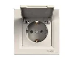 Schneider Electric Asora vieno lizdo žemės schuko kremas (EPH2900123)