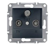 Schneider Electric R- TV- SAT lizdas asfora praeiti be antracito rėmo (EPH3500271)