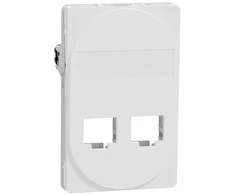 Schneider Electric LK One Actassi/Keystone dvigubas RJ45 lizdas 1,5 m baltas