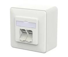 Schneider Electric METZ CONNECT Lizdas przyłączeniowe E-DAT C6A LSA++ 2 Port AP balta (130E380027-I)