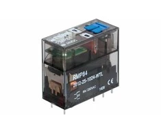 Schneider Electric Miniatiūrinė galios relė 2P 8A 24V DC PCB RMP84-2012-25-1024-WTL 2615182