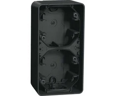 Schneider Electric Mureva Styl Wall pagrindas 2x vertikalus antracitas MUR37912