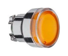Schneider Electric ZB4, mygtukas, oranžinis, BA 9s, IP66, IK06, I klasė
