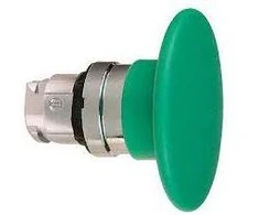 Schneider Electric Žalios grybų mygtukas su grįžimu (ZB4BR3)