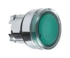 Schneider Electric ZB4, mygtukas, žalias, universalus LED, IP66, IK06, I klasė