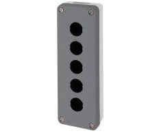 Schneider Electric 5 skylių dėklas 22mm pilkas IP65 (XALD05)