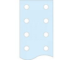 Schneider Electric Perforuotas PE bėgelis 50x5mm LVS04515