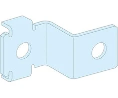 Schneider Electric Prisma Plus, G sistema, tvirtinimo kronšteinai vertikaliam apsauginiam bėgeliui, H 80mm LVS04208