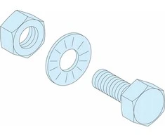 Schneider Electric M6X20 VARŽTAI 5 MM BĖGELIAMS 20 VNT. PRIZMĖS