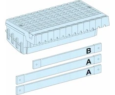 Schneider LVS04405 PrismaSet Polypact paskirstymo blokas, stotis Plug-in, 3 greičiai. LVS04405
