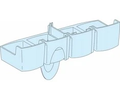 Schneider Electric Prisma Plus, System P, Polypact LVS04809 dantų apsaugos