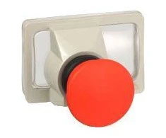 Schneider Electric 40mm saugos mygtukas apgaubams raudonai pasukti (GV2K011)