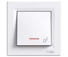 Schneider Electric Asora bell mygtukas apšviesta balta (EPH1700321)