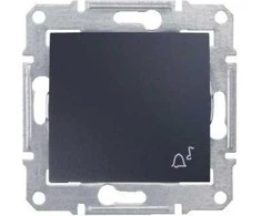 Schneider Electric Bell mygtukas Sedna IP44 grafitas (SD0800370)