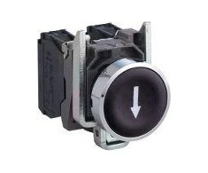 Schneider Electric Valdymo mygtukas 22mm juodas su grįžimu 1Z (XB4BA3351)