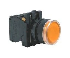 Schneider Electric Valdymo mygtukas 22mm geltonos 1Z 1R su apšvietimu (XB5AW35B5)