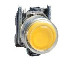 Schneider Electric Valdymo mygtukas 22mm geltonas su grįžimu 1Z (XB4BP51)