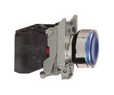 Schneider Electric Valdymo mygtukas 22mm mėlyna 1Z 1R su grįžimu su apšvietimu (XB4BW36M5)