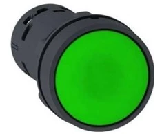 Schneider Electric 22mm žalias valdymo mygtukas su grįžimu - XB7NA31