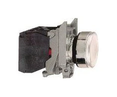 Schneider Electric Valdymo mygtukas 22mm balta 1Z 1R su grįžimu į vidų (XB4BW3165)