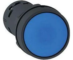 Schneider Electric Valdymo mygtukas 22mm mėlyna su grįžimu 1Z 1R (XB7NA65)