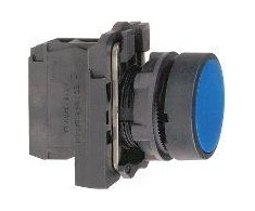 Schneider Electric Valdymo mygtukas 22mm mėlynas su grįžimu 1Z (XB5AA61)