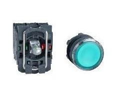 Schneider Electric 22mm žalias grįžtamasis mygtukas (XB5AW33M5)