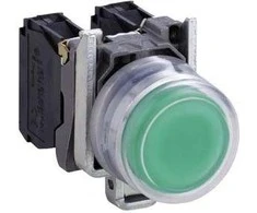 Schneider Electric Valdymo mygtukas 22mm žalias su grįžimu 1Z (XB4BP31)