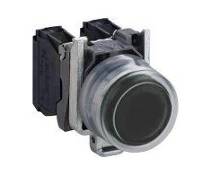 Schneider Electric Valdymo mygtukas 22mm juodas su grįžimu su apšvietimu 1Z (XB4BP21)