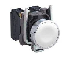 Schneider Electric Valdymo mygtukas 22mm baltas 1Z su grįžimu (XB4BA11)