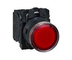Schneider Electric Valdymo mygtukas 22mm raudonas su grįžimu su apšvietimu 1Z 1R (XB5AW34M5)