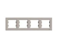 Schneider Electric 4 kartus horizontalus bronzos rėmelis (EPH5800469)