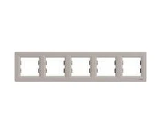 Schneider Electric 5x horizontalus bronzos rėmelis (EPH5800569)
