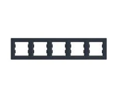 Schneider Electric 5 kartus horizontalus antracito rėmas (EPH5800571)