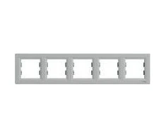 Schneider Electric 5 kartus aliuminio horizontalus rėmelis (EPH5800561)
