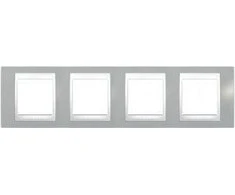 Schneider Electric Kvadratinis rėmelis Unica Plus pilka horizontaliai (MGU6.008.865)