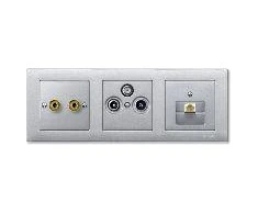 Schneider Electric Trigubas aliuminio rėmelis (MTN486360)