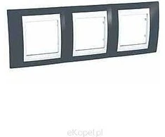 Schneider Electric Triple- frame Unica Plius horizontalių mineralinių juoda (MGU6.006.877)