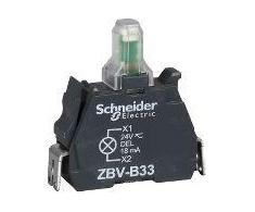 Schneider Electric Šviesos rinkinys su baltu LED 24V AC/DC (ZBVB14)