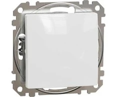 Schneider Electric Mygtukinis jungiklis SCHNEIDER SEDNA DESIGN, baltos spalvos