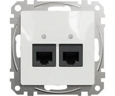 Schneider Electric Sedna Design Kompiuterio lizdas 2xRJ45 kat.5e UTP baltas SDD111452