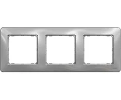 Rėmas 3PL Schneider Electric Sedna Design, aliuminio spalvos.