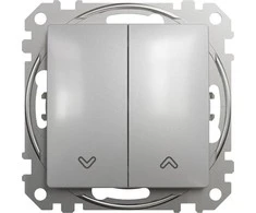 Schneider Electric Sedna Design Sidabrinė aliuminio žaliuzių jungtis SDD113104