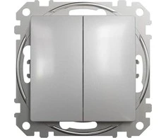 Schneider Electric Sedna Design Candlestick jungtis sidabro aliuminio SDD113105