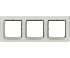 Schneider Electric Sedna Elements, 3 dalių rėmas, baltas stiklas