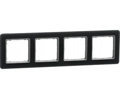 Schneider Electric Sedna Elements, 4-jų dalių rėmas, rūkytas stiklas